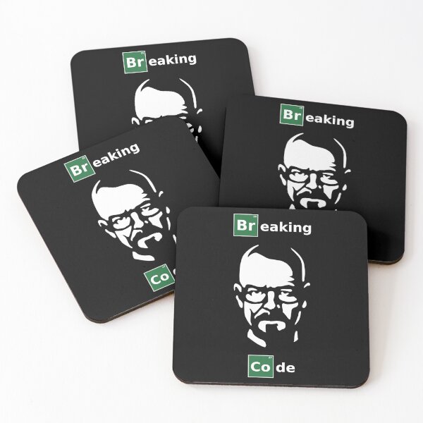 Item preview, Breaking Code - White/Green Parody Design for Programmers designed and sold by ramiro.