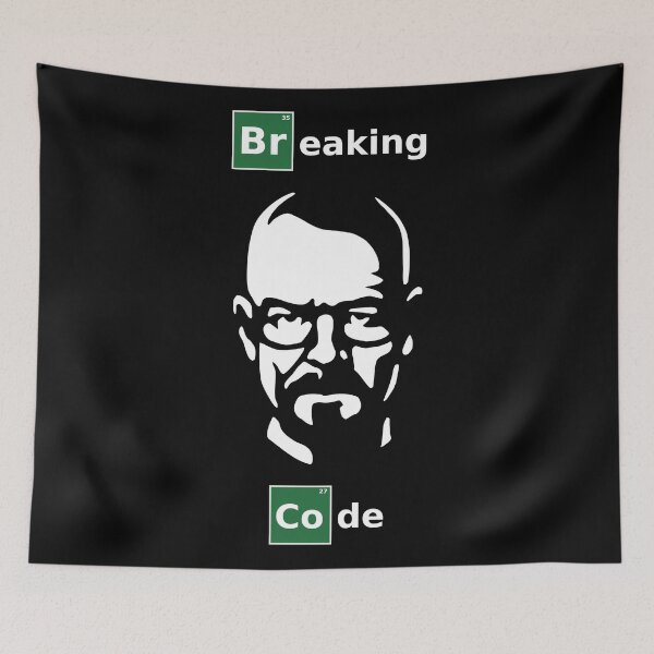 Item preview, Breaking Code - White/Green Parody Design for Programmers designed and sold by ramiro.