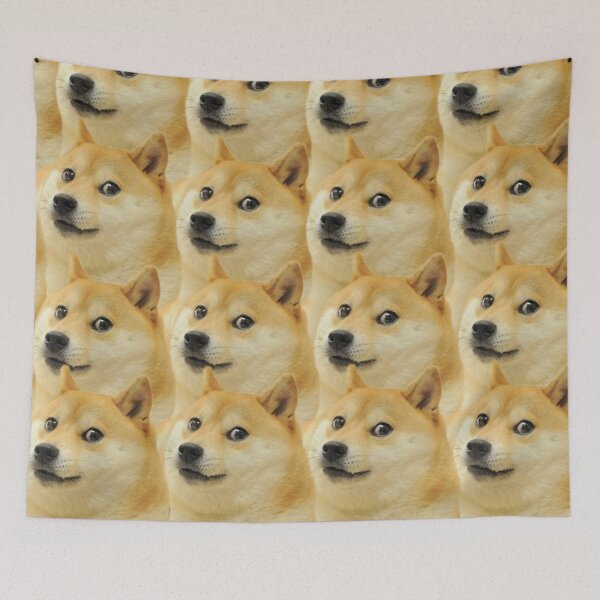 Item preview, Doge collage designed and sold by Emote Bot.