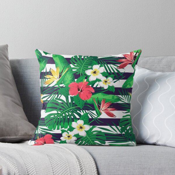 Item preview, Tropical Floral Stripe designed and sold by kate-creates.