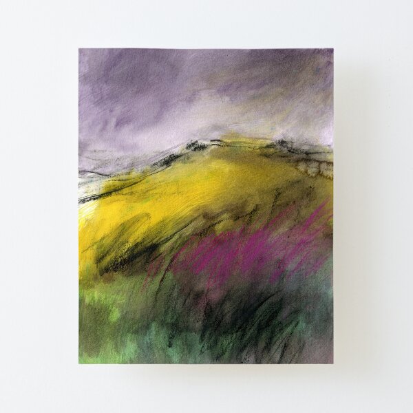 White Tor, Derwent Edge - Peak District Landscape art Canvas Mounted Print