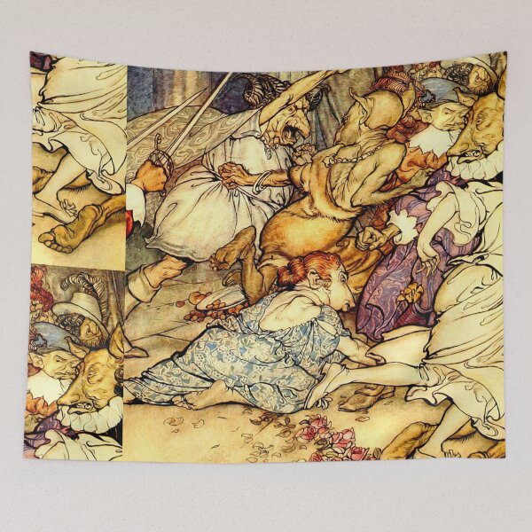 Item preview, Goblins and elves designed and sold by Vintage Designs +.