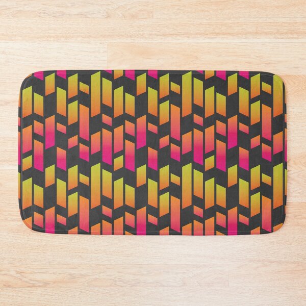 Item preview, Neon abstract parallel rectangle shapes designed and sold by Marlene Wagenhofer.