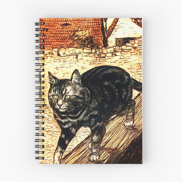 Item preview,  Arthur Rackham - sneaking prowling cat designed and sold by Vintage Designs +.
