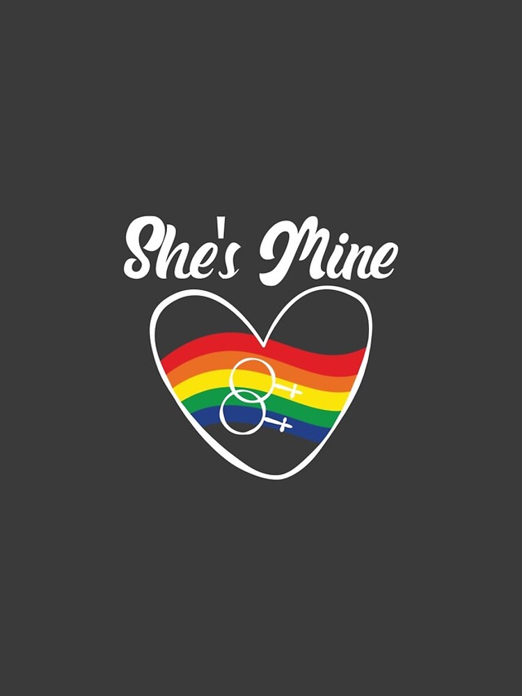 "Gay Couple Gifts Matching LGBT She's Mine Gay Pride Gift" iPhone Case ...