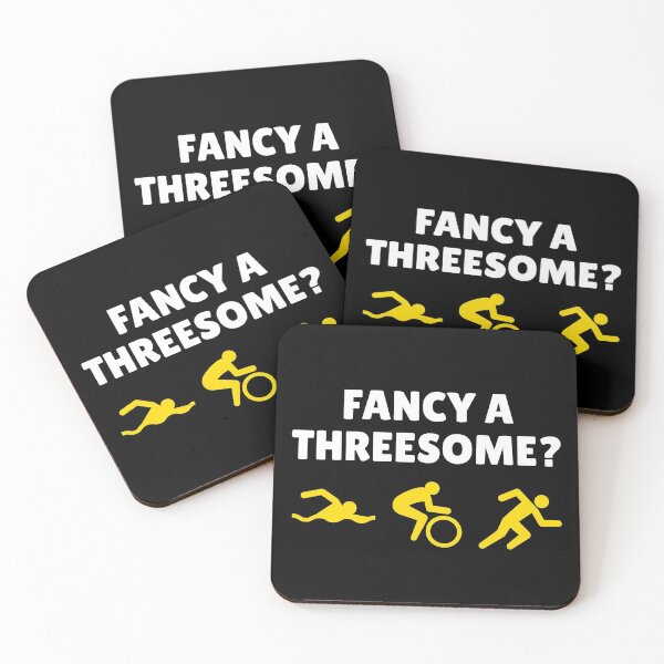 Item preview, Triathlete Fancy A Threesome Funny Triathlon  designed and sold by hadicazvysavaca.