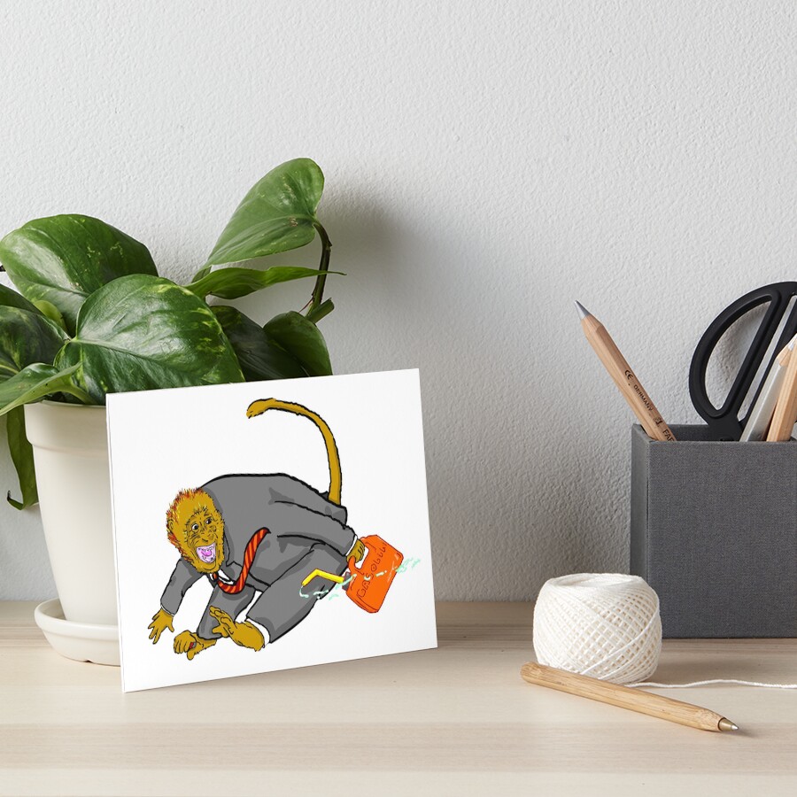 ape Art Board Print