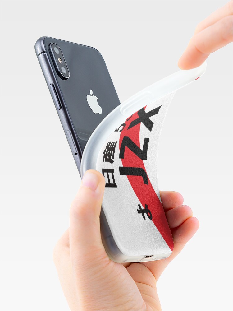 Alternate view of JZX JDM NUMBER PLATE iPhone Case & Cover