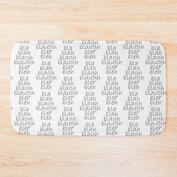 Item preview, bla blah blagh blaugh bler bleh - black writing designed and sold by dodgerock.