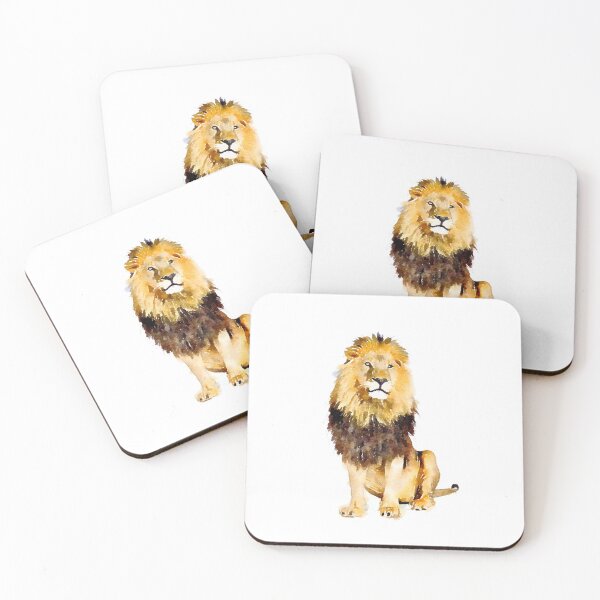 Item preview, Lion Water Color Image designed and sold by CuteyWutey.