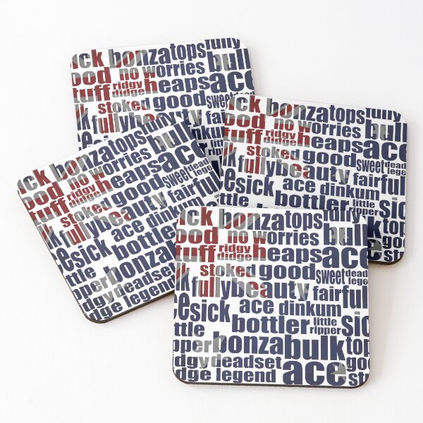 Item preview, Aussie Slang flag design designed and sold by dodgerock.