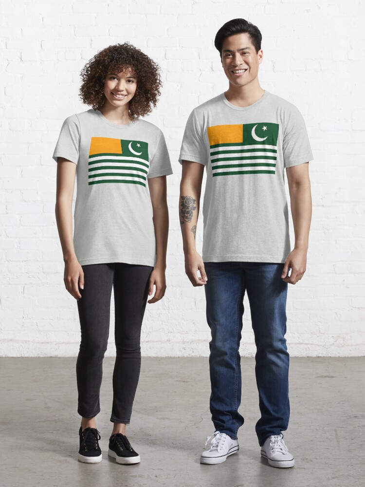 Flag of Azad Kashmir, Pakistan" T-shirt Sale by PZAndrews | Redbubble | flag t-shirts - azad kashmir t-shirts - pakistan t-shirts