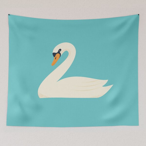Item preview, Minimal White Swan  designed and sold by kpatart.