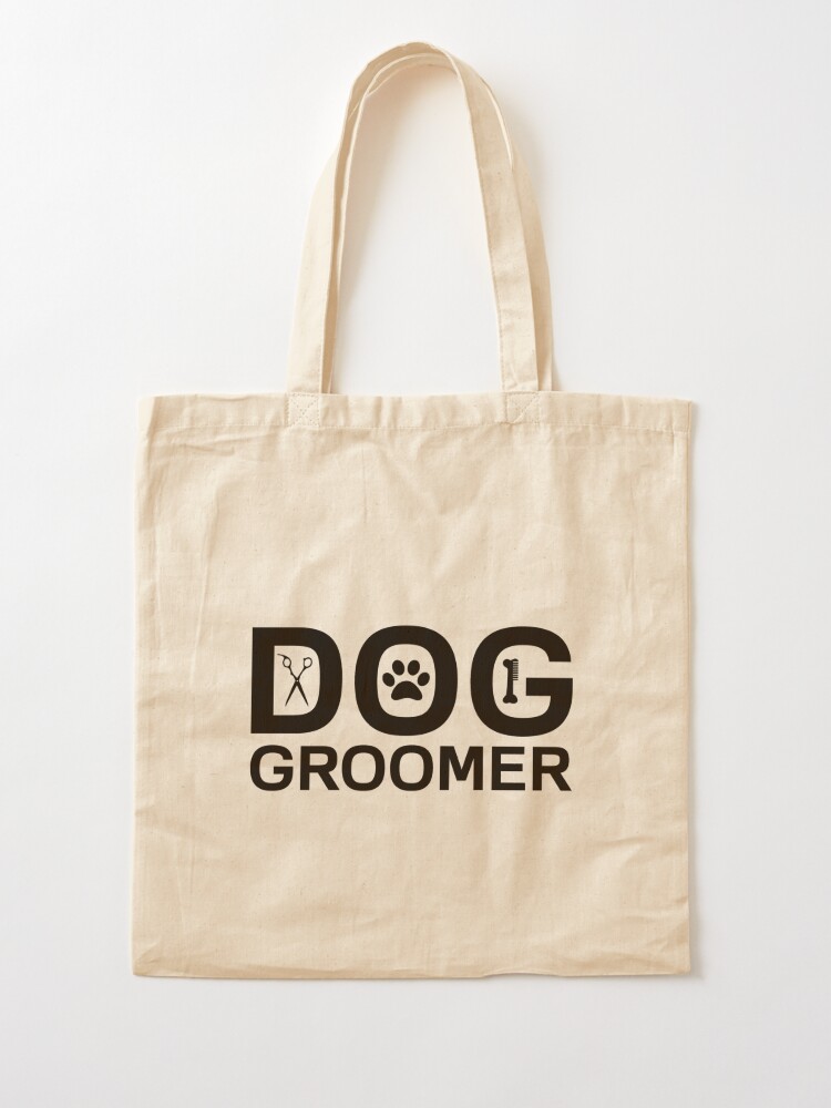 Dog grooming outlet tote bag