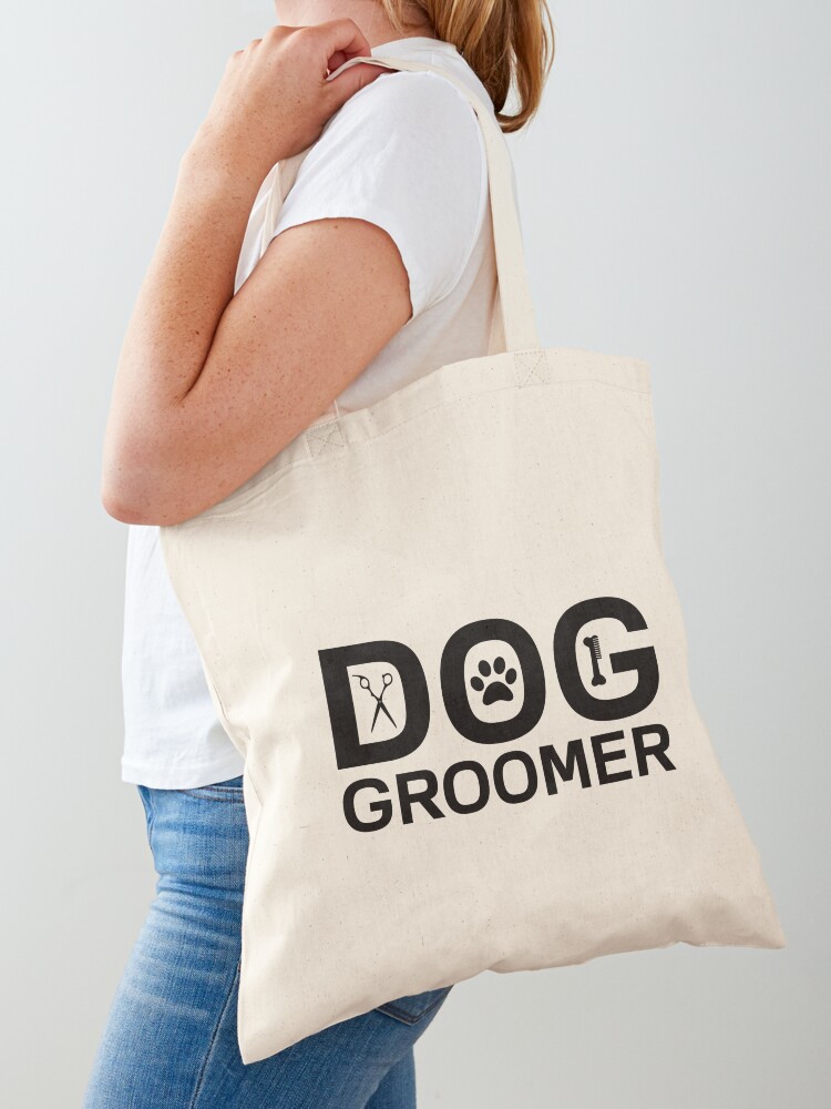 dog grooming tote bag