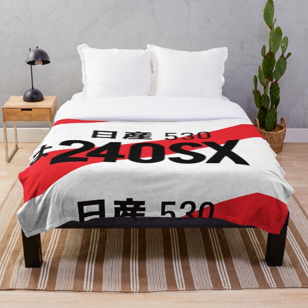 240SX JDM NUMBER PLATE Throw Blanket