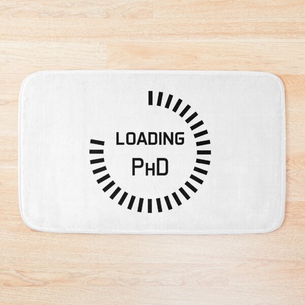 Item preview, PhD in progress - progress bar - study in progress - loading PHD designed and sold by Magda Hanak.