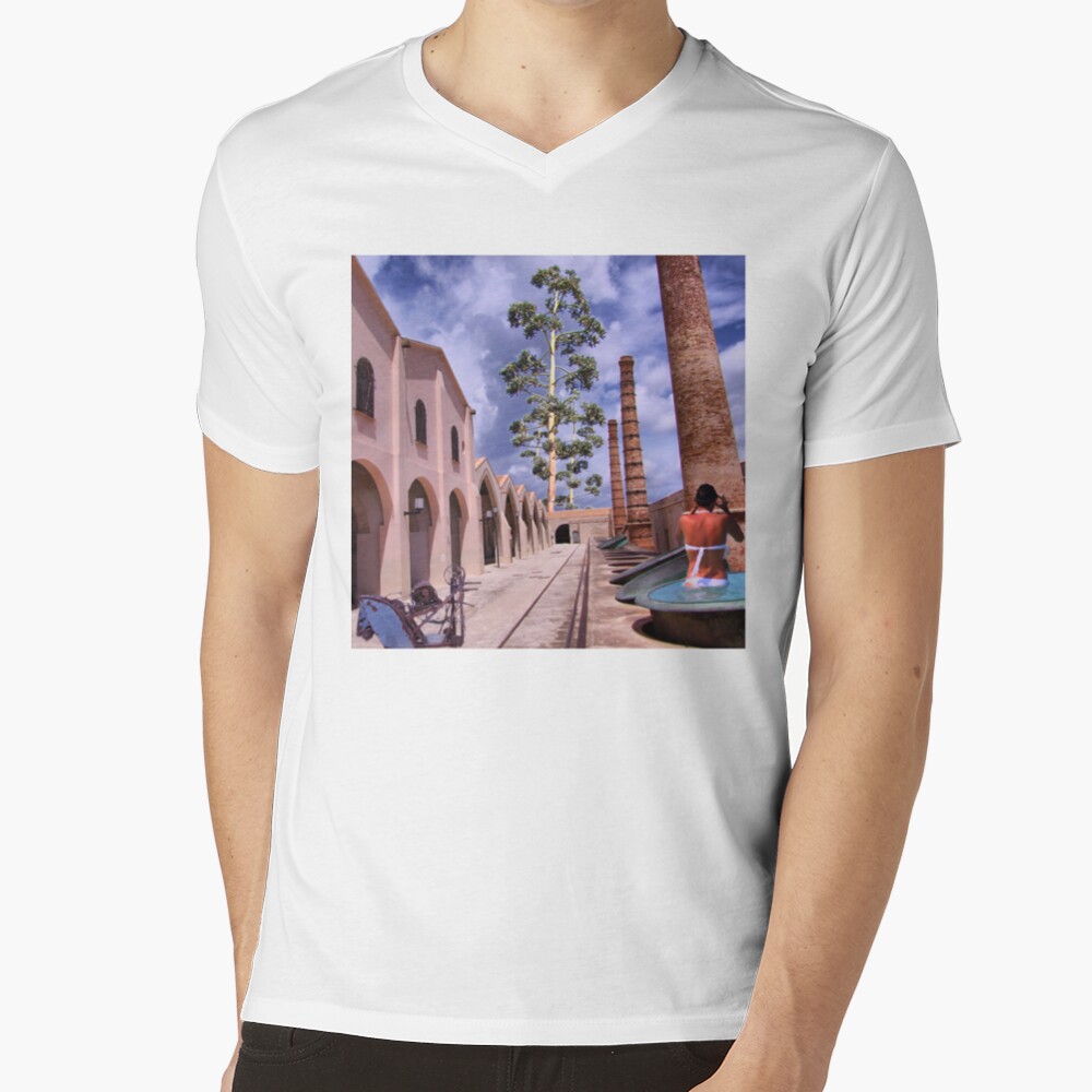 in the manner of De Chirico V-Neck T-Shirt