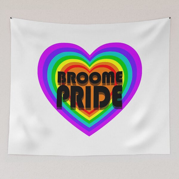 Item preview, Broome Pride All Heart - Black Logo designed and sold by BroomePride.