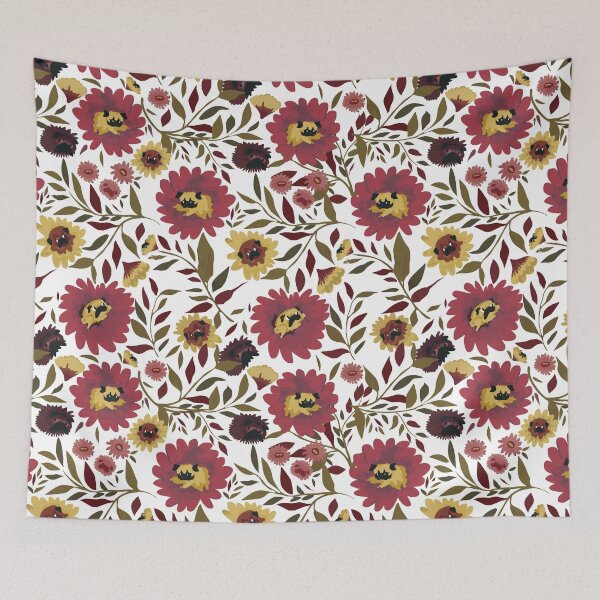 Item preview, PUGS FLORAL designed and sold by Huebucket.