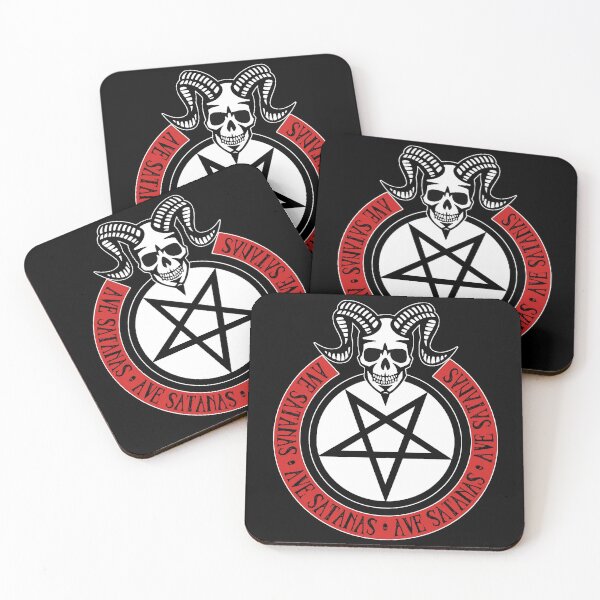 Item preview, Ave Satanas Skull designed and sold by gorebite.