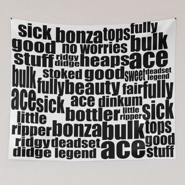 Item preview, Aussie Slang - All the Slang designed and sold by dodgerock.