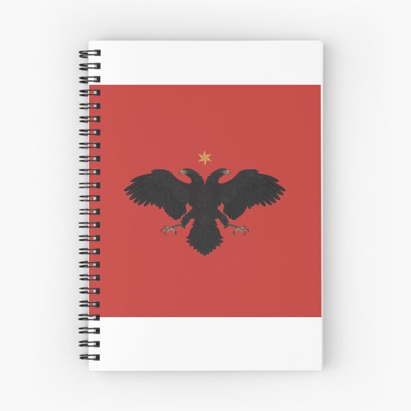 Item preview, Albanian Flag in Red with Illyrian Star designed and sold by Gentian Lulani.