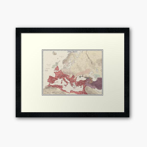 Europe AD 120 Framed Art Print