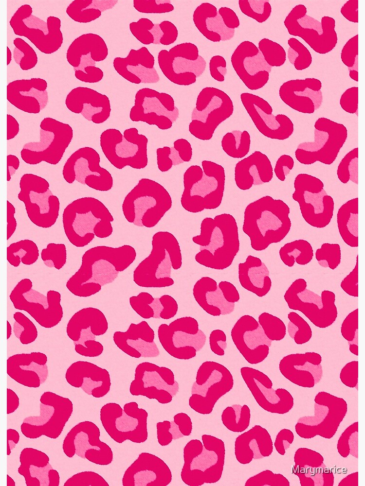 Galeriedruck for Sale mit Leopardenmuster in Pastellrosa, Pink und  Fuchsia von Marymarice