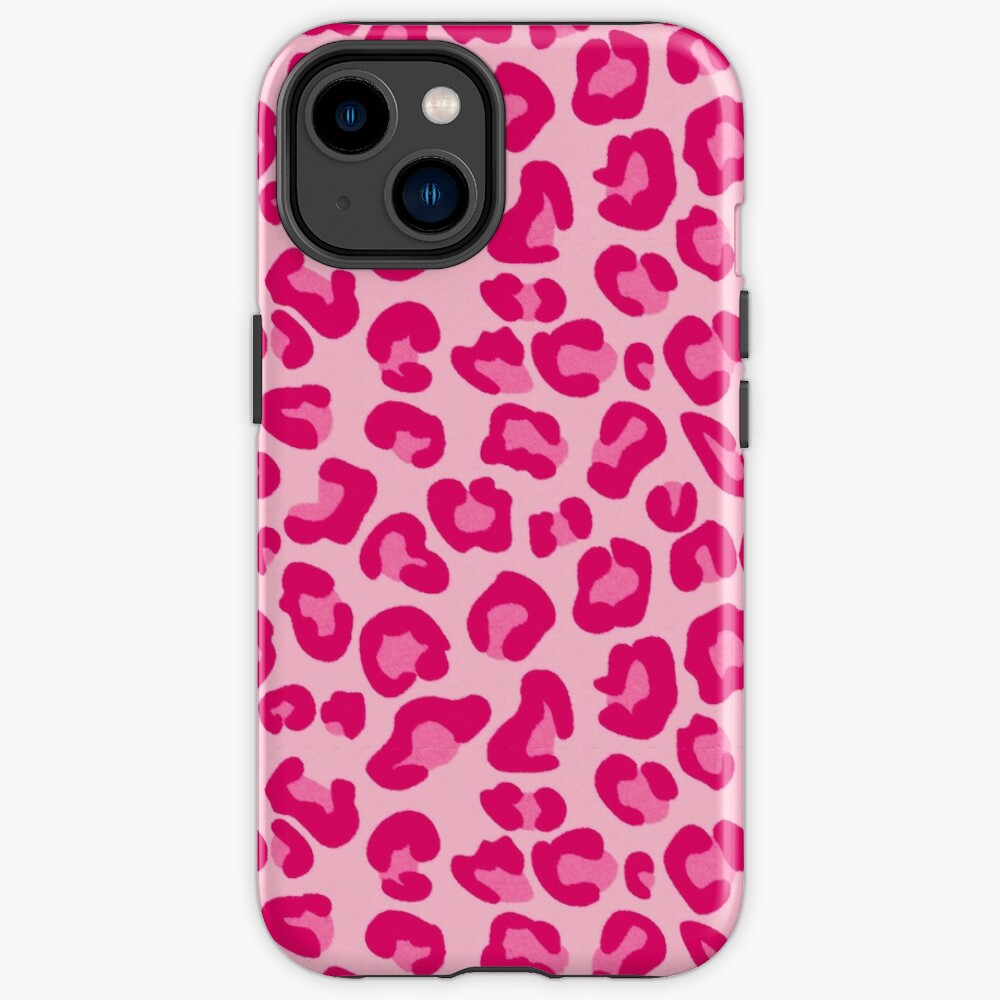 Leopard Print in Pastel Pink, Hot Pink and Fuchsia, iPhone Case sold by  Seynabou, SKU 55352792