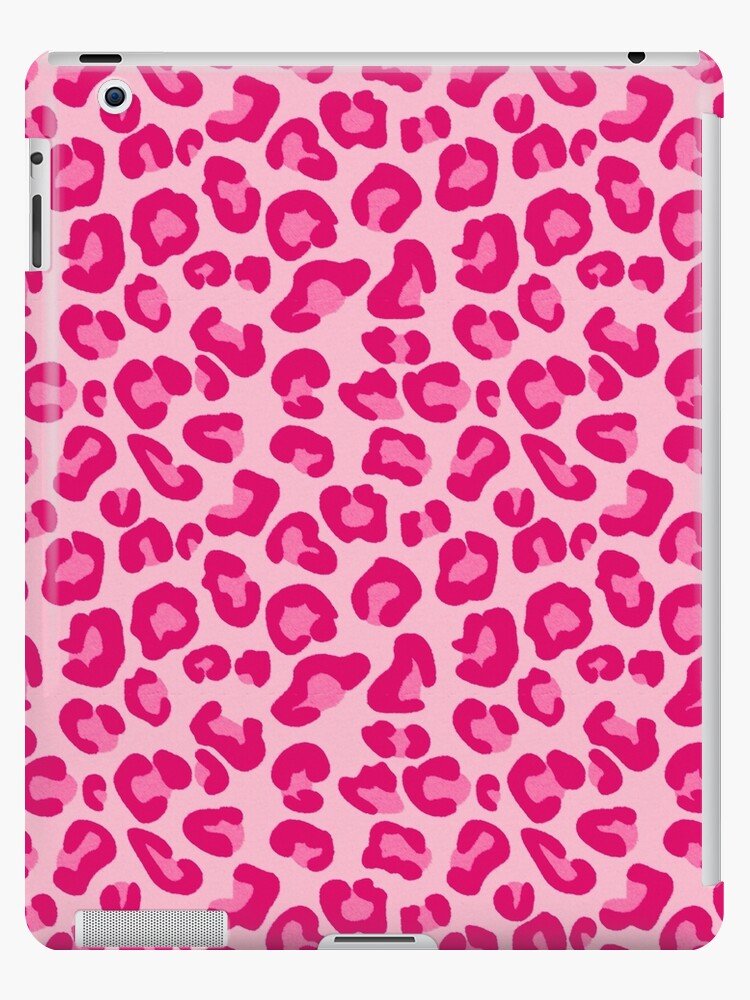 Leopard Print in Pastel Pink, Hot Pink and Fuchsia | iPad Case & Skin