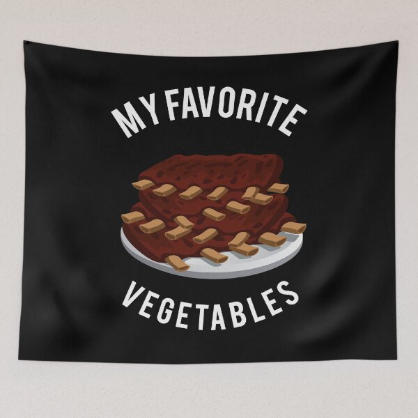 Item preview, My Favorite Vegetable..Meat! Funny BBQ designed and sold by onicon.