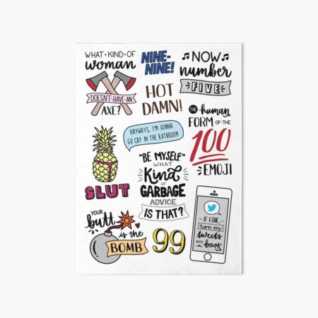 Artikel-Vorschau von Brooklyn Nine Nine | Version 2 | TV-Show-Kunst, designt und verkauft von lettersofjoy.