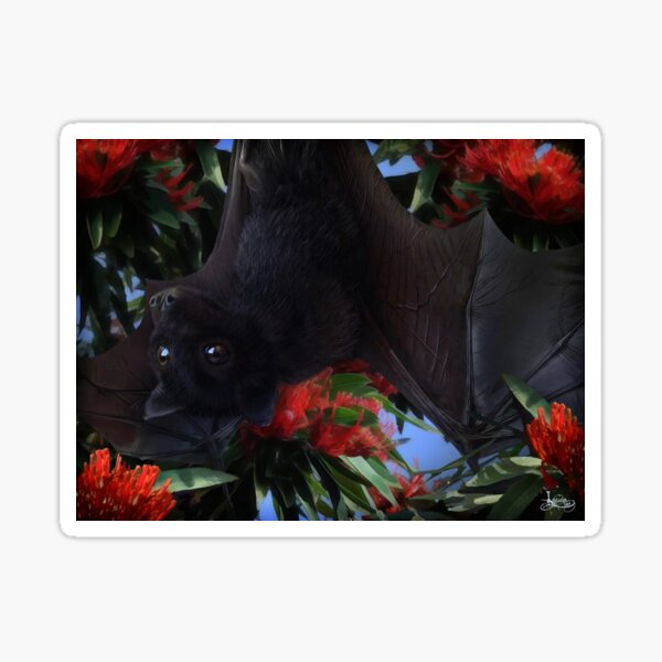 Item preview, Spitfire A Beautiful Black Flying Fox Bat. designed and sold by BabyBats.