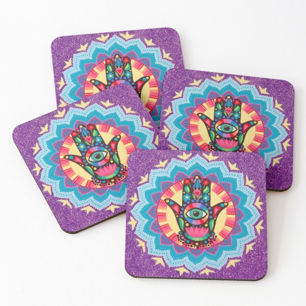 Item preview, Lucky Hamsa Hand Mandala designed and sold by Soozie Wray.