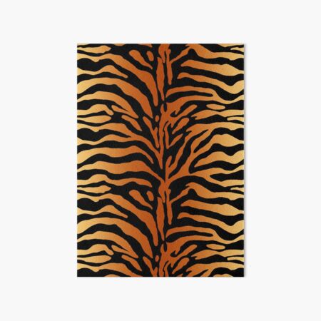 Leopard Print, Black, Brown, Rust and Tan Art Print by mm gladden