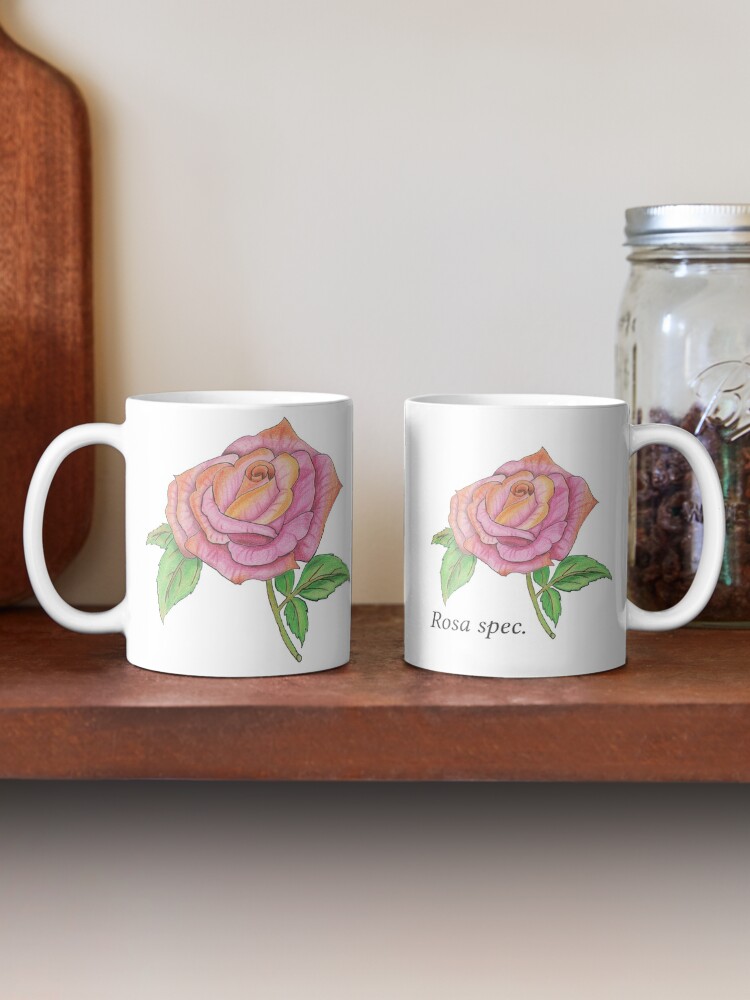 Alternate view of Colorful Rose Mug