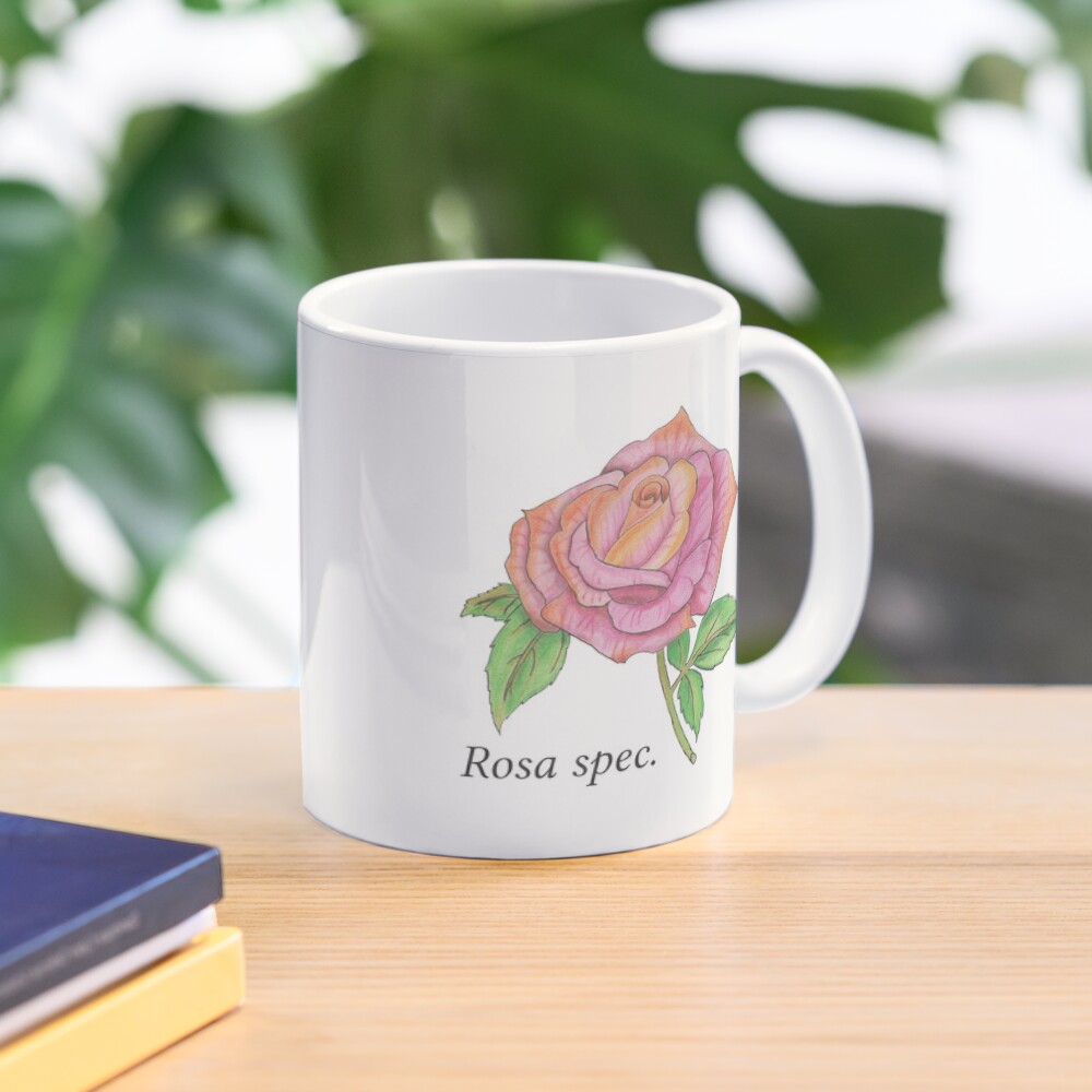 Colorful Rose Mug