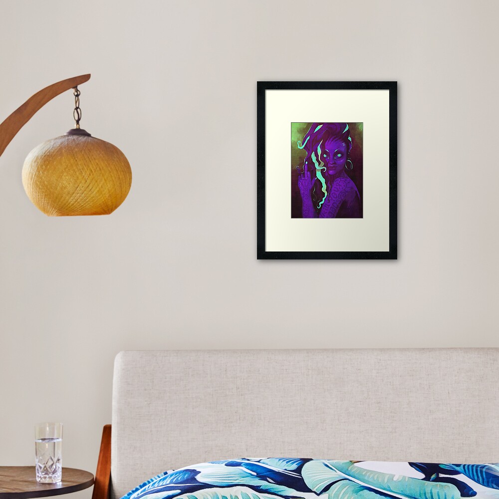 Item preview, Framed Art Print designed and sold by z0mbieparade.