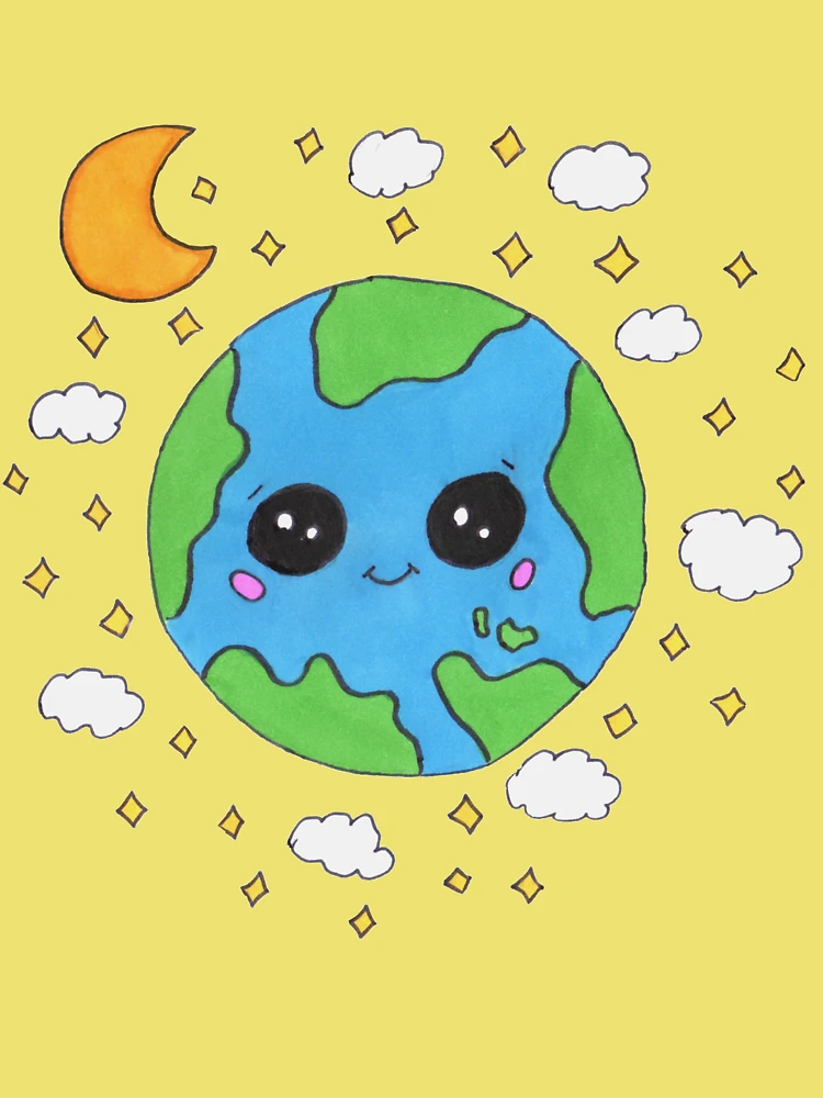 Easy Earth Day Drawing in EPS, Illustrator, JPG, PSD, PNG, PDF, SVG -  Download | Template.net