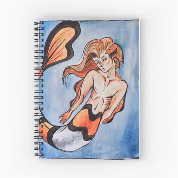 Item preview, clownfish merman designed and sold by PeachPotato.