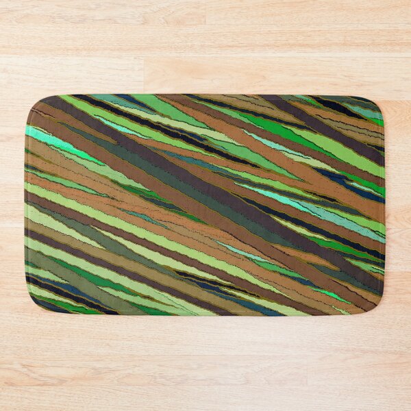 Item preview, Green stripes pattern designed and sold by designbywhacky.