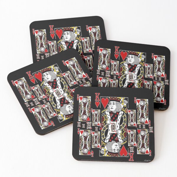 Item preview, BLACK KING OF HEARTS CASINO PLAYING CARDS  designed and sold by sharlesart.