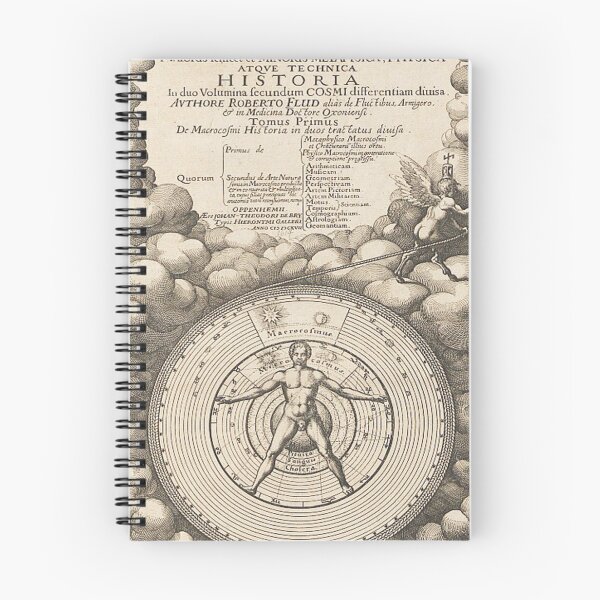 Item preview, Robert Fludd - Utriusque cosmi macrocosm - Astronomy Vintage Poster designed and sold by Bebichic.