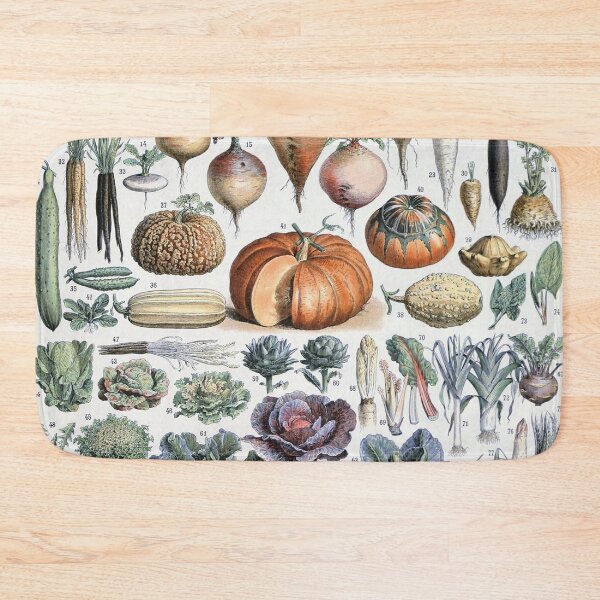 Item preview, Root vegetables chart poster art designed and sold by Vintage Designs +.