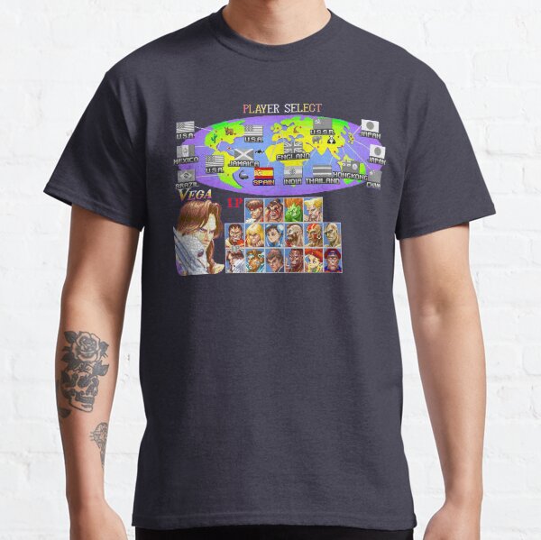 Super Street Fighter II - Select Your Fighter Artwork Classic T-Shirt