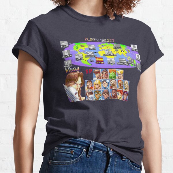 Super Street Fighter II - Select Your Fighter Artwork Classic T-Shirt