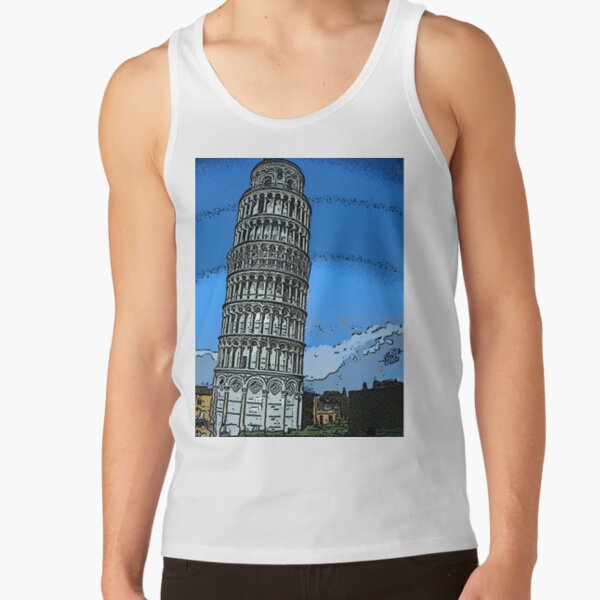 Leaning Tower of Pisa bywhacky Tank Top