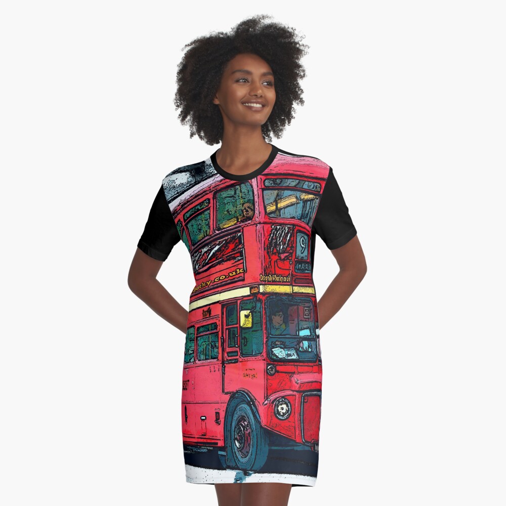 Item preview, Graphic T-Shirt Dress designed and sold by bywhacky.