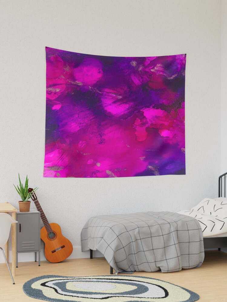 Hot pink online tapestry